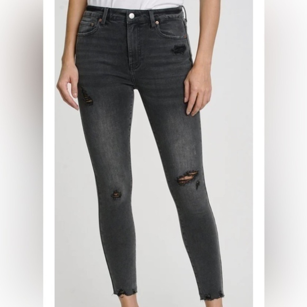✨Host Pick✨ EUC Pistola Aline High-rise Skinny Jeans Charcoal Size 16W